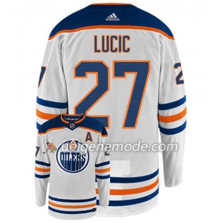 Herren Eishockey Edmonton Oilers Trikot MILAN LUCIC 27 Adidas Weiß Authentic
